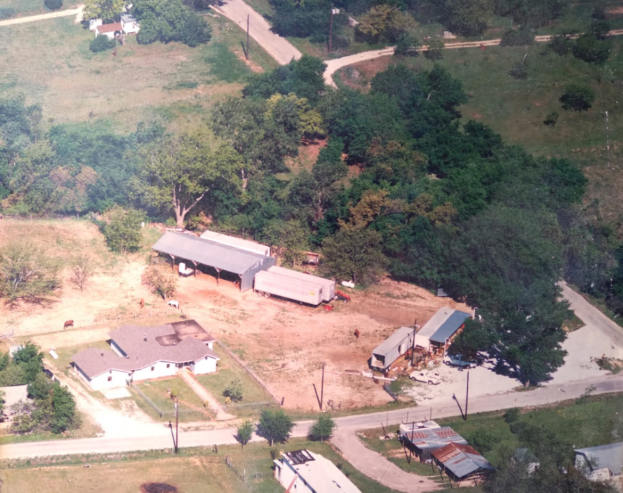 This is what the property looked like in the early 1980s